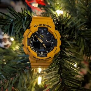 G-Shock Sporty Yellow and Black Timepiece